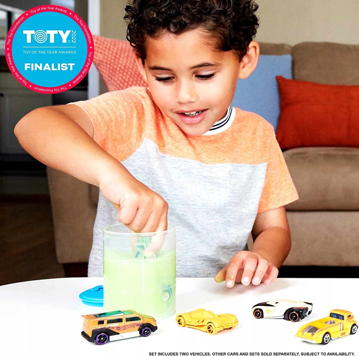 Mattel Hot Wheels Color Reveal 2-pak samochodów Bohater brak