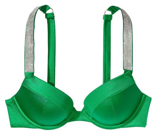 Koupací hora Victoria's Secret push-up s zirkony 75D (34D)