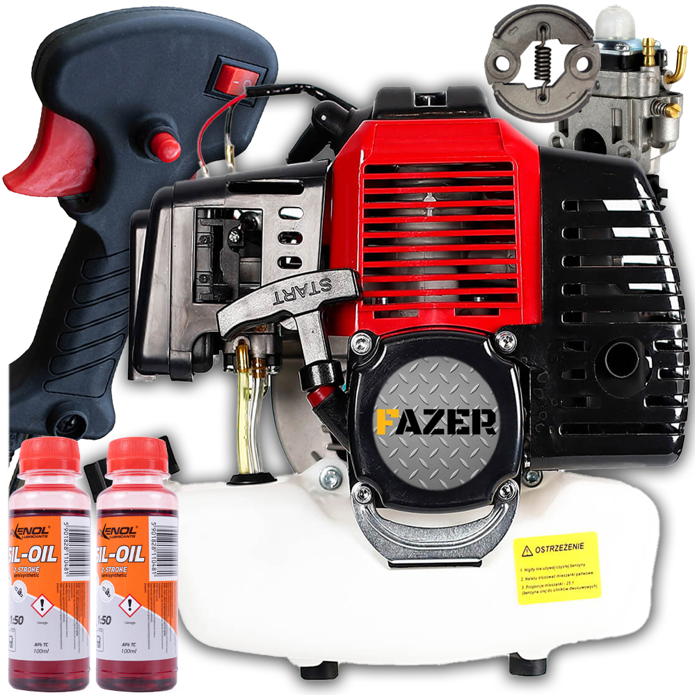 Motor Pro Benzínovou Kosu Křovinořez 5,5 Hp Vyžínač Motorový Křovinořez Olej Bonus