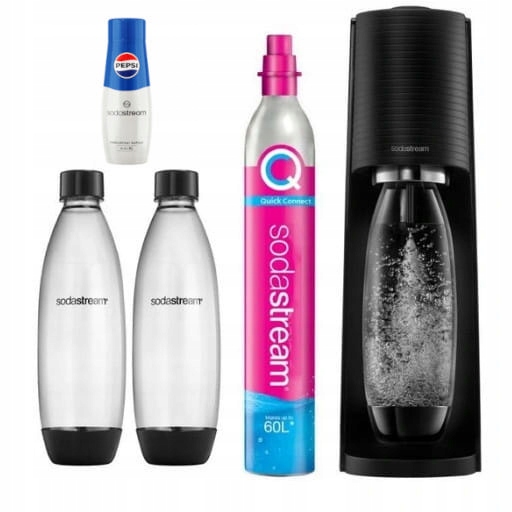 Výrobník Sody SodaStream Terra 2 lahve koncentrát Pepsi 440 ml CO2