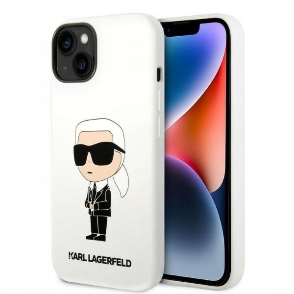Pouzdro Pro Iphone 14 Plus 15 Plus 6,7" Karl Lagerfeld Silicone Ikonik