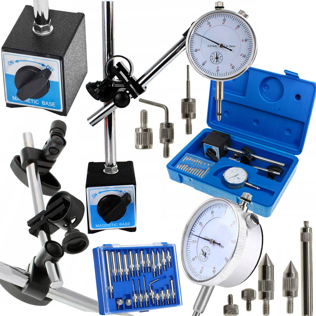 Hodinový senzor Falon-Tech 0-10 mm, přesnost 0,01 mm, 22 hrotů