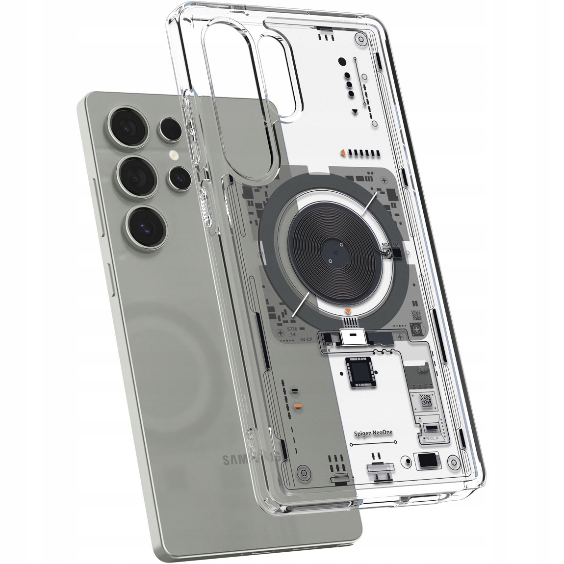 Pouzdro Spigen pro Galaxy S25 Ultra, zadní kryt pro MagSafe, lehké, pevné, hybridní