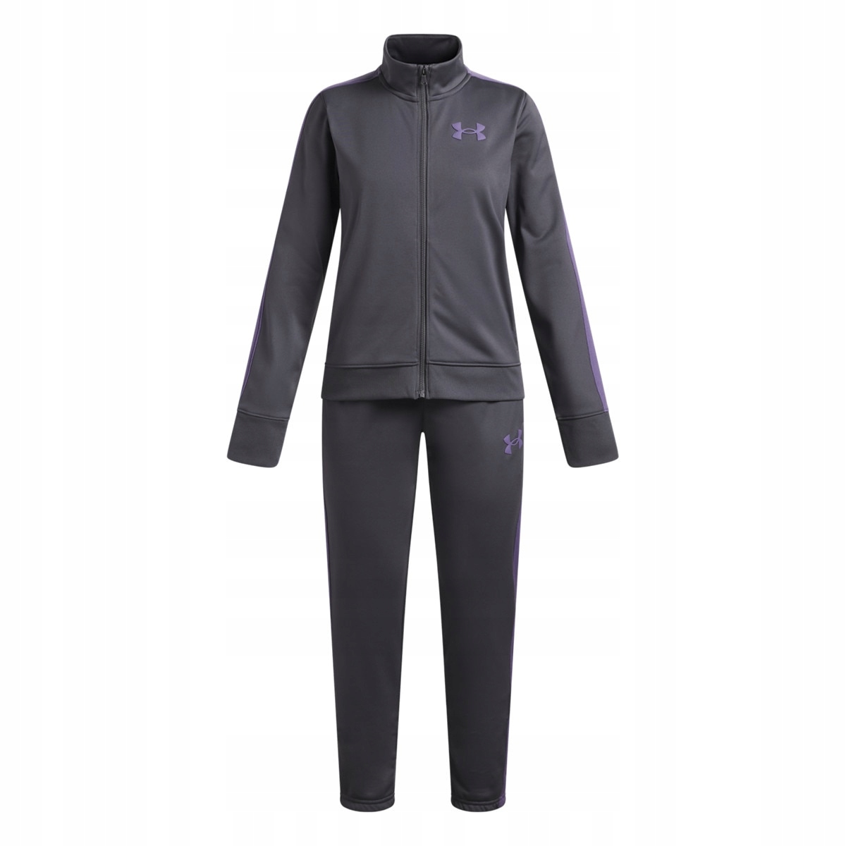 Dziewczęcy dres treningowy Under Armour Em Knit Track Suit Szary L