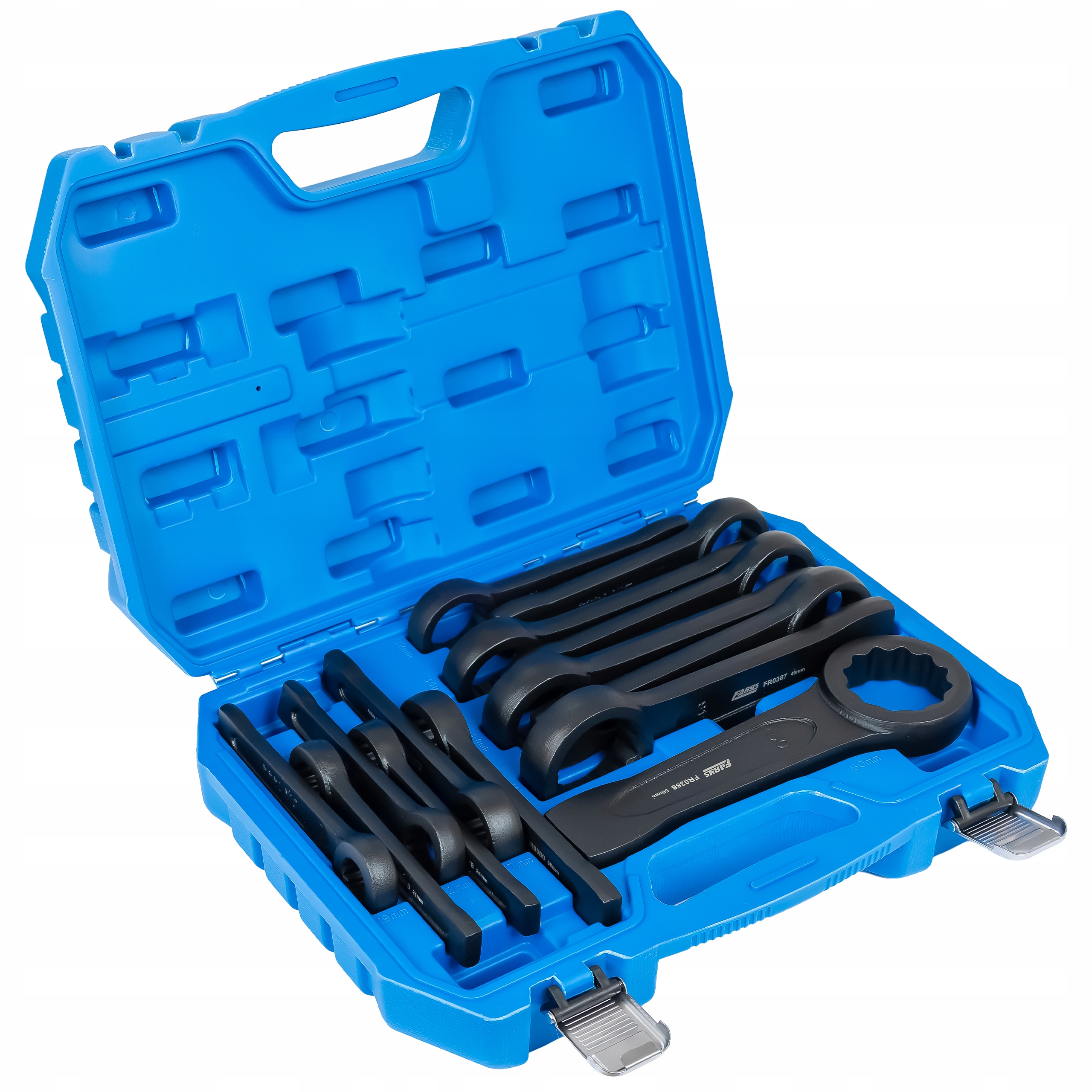 Sada očkových klíčů pro dobývání 19-50 mm, 14ks Farys FR0399