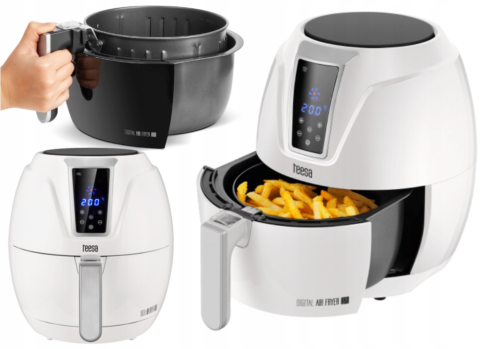 

Frytkownica Niskotłuszczowa Air Fryer 1400W Mocna