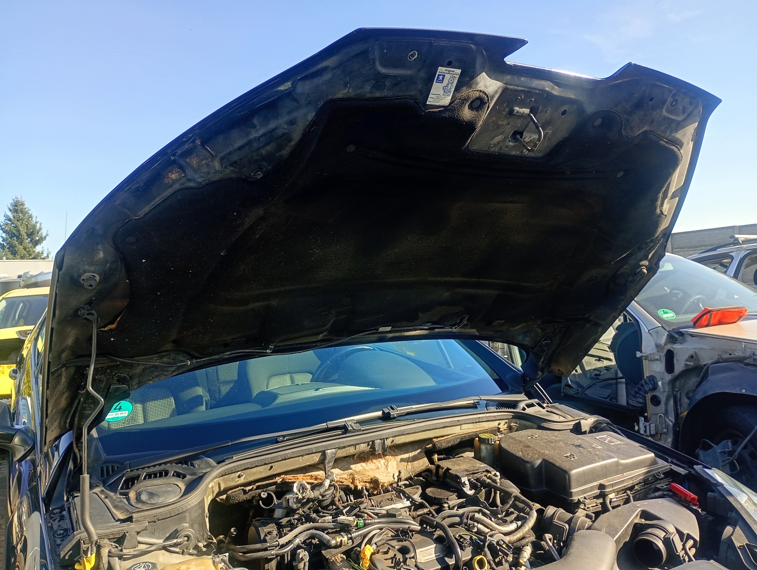 capot Peugeot 407 SW 04-10 code lakieru EXLD