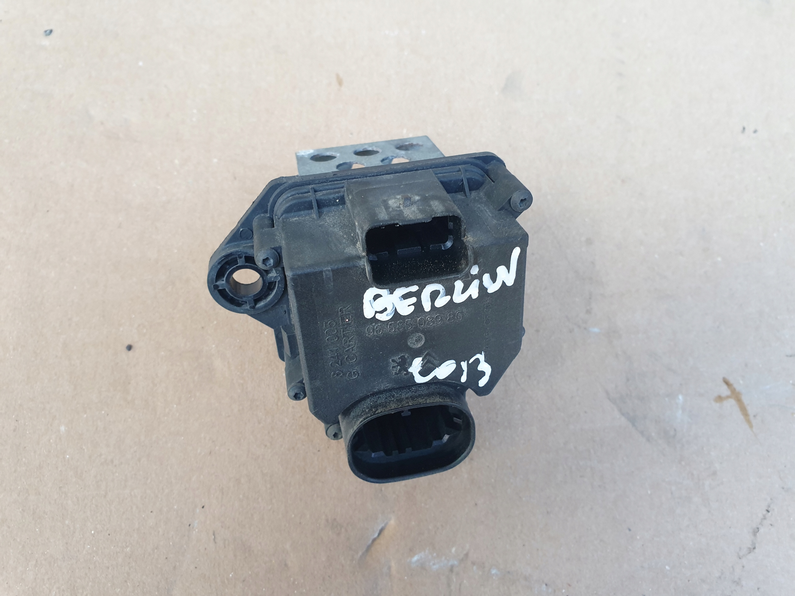 modulo VENTOLE OPORNICA CITROEN PEUGEOT 9658508980 2009