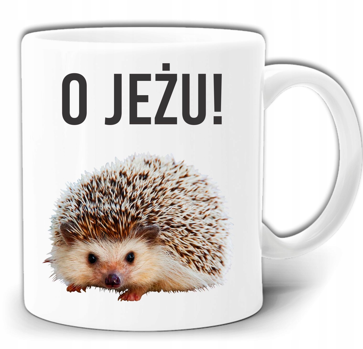 

O Jezu Jeżu Jeż Śmieszny Kubek + Pudełko GW519