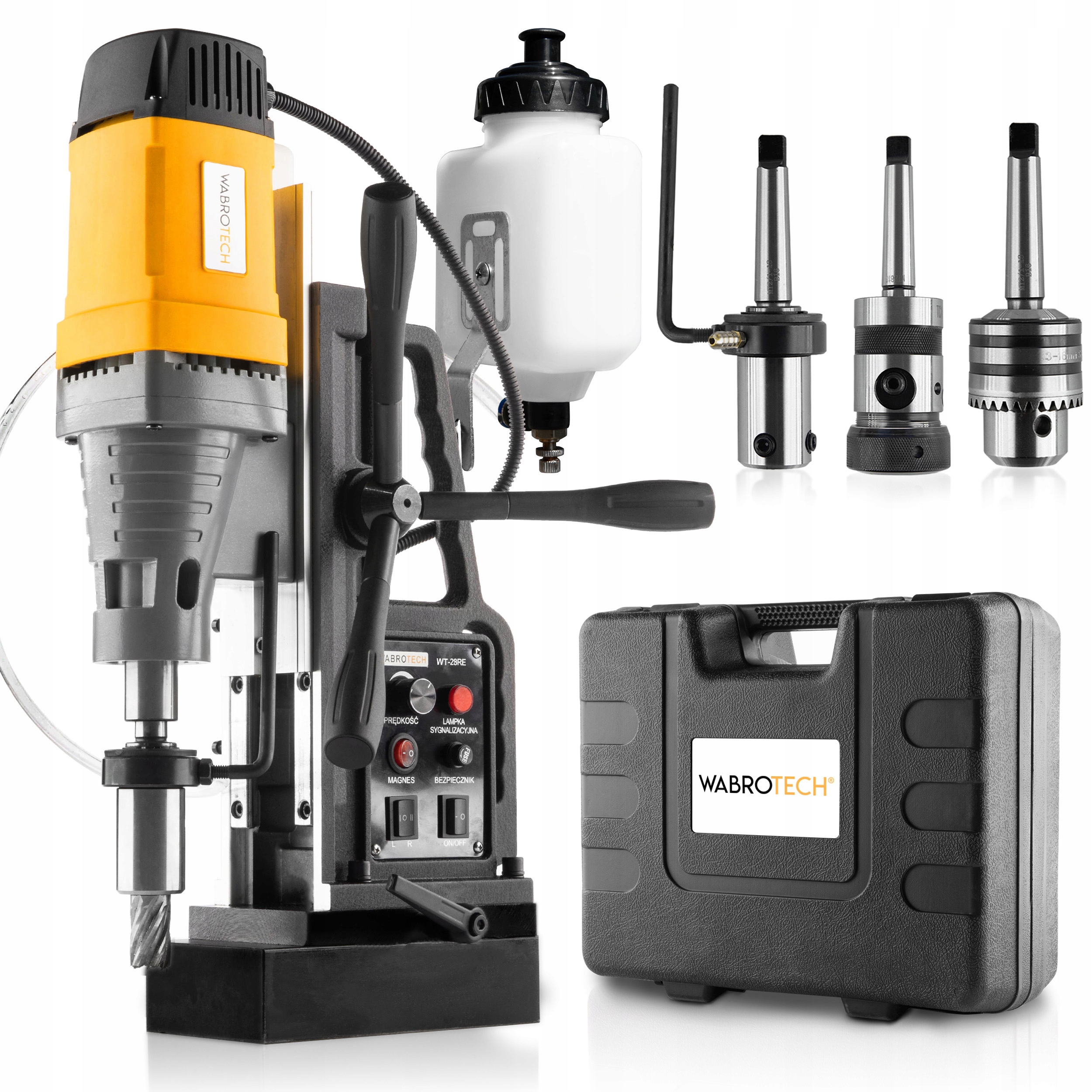 Magnetická vrtačka Závitování Frézování Wabrotech WT28RE 2080W fi60mm