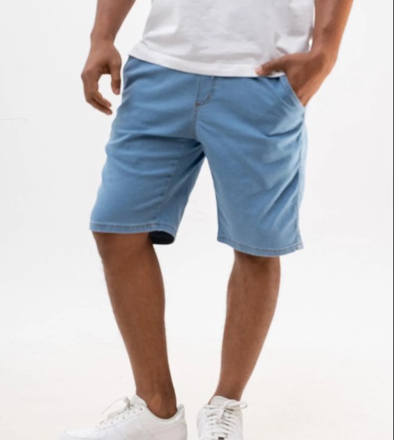 Spodenki Krótkie Baggy Jeans Jigga Wear Jasny Niebieski m.3a roz. XL