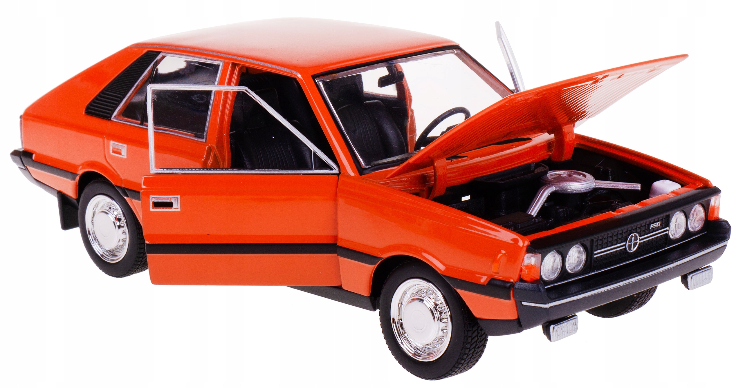 Fso Polonez 1500 Mr `78 Borewicz Model Kovový Welly 1:24 Oranžový