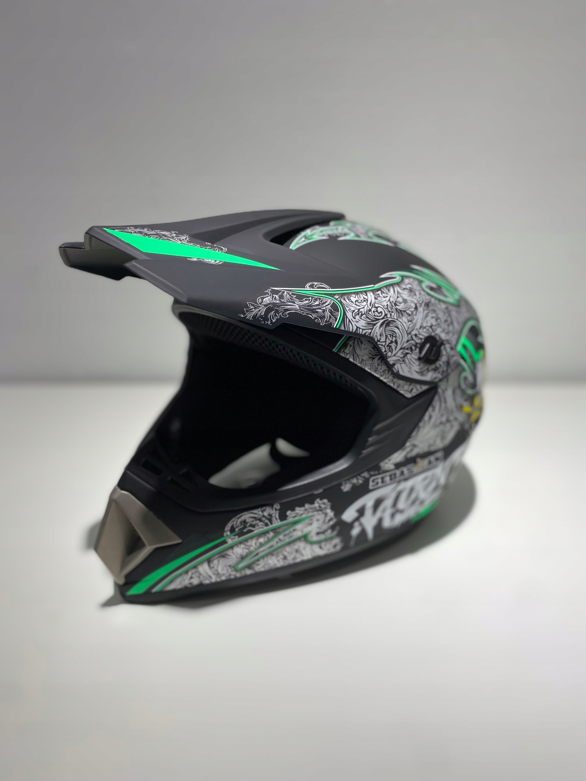 Kask Crossowy Lekki Na Enduro Quad Atv Cross L Tatan Salon 2 Kółka