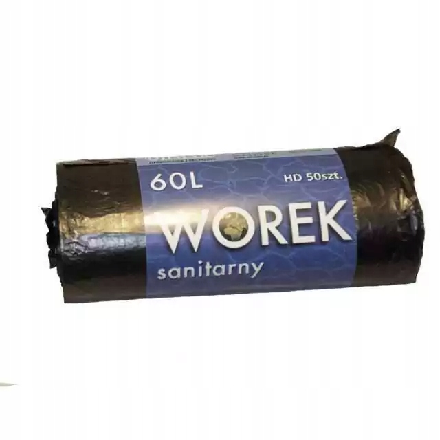 

Worki na śmieci 60L Hdpe Czarne rolka 50 sztuk