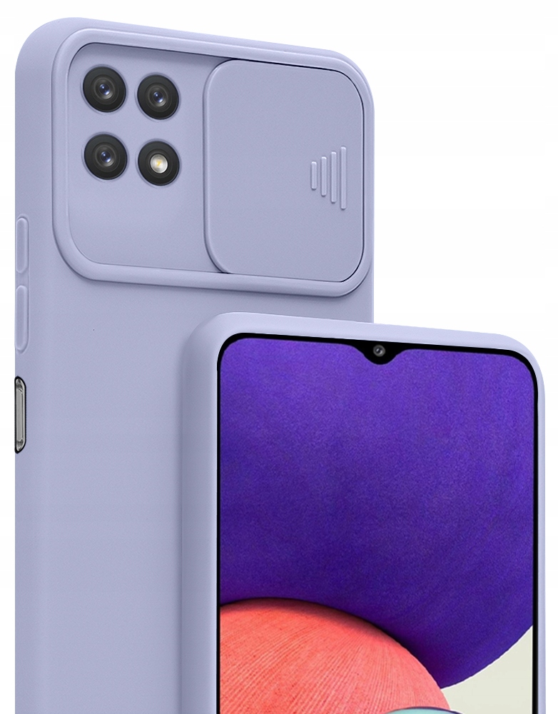 

Etui Silicone CamShield Szkło do Samsung A22 5G