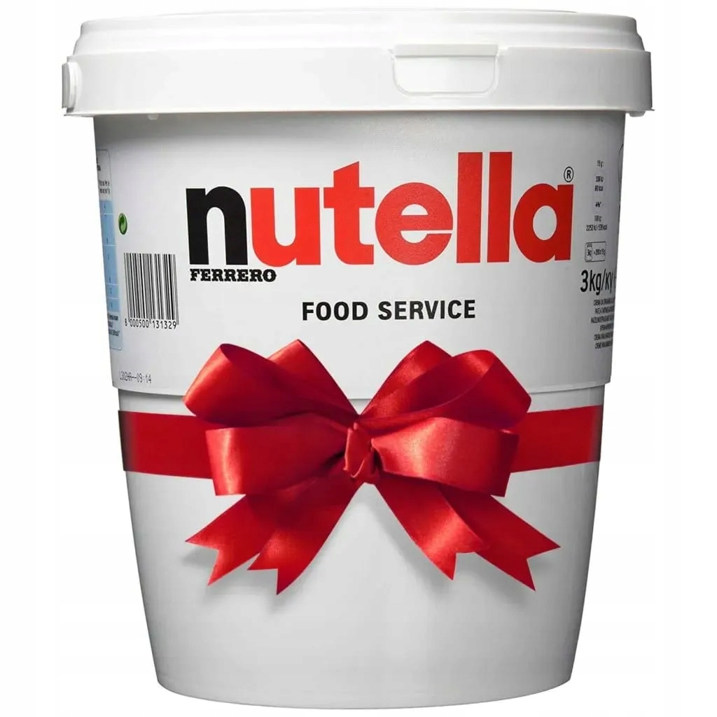 Nutella 3kg Duże Wiaderko Oryginalnego Kremu