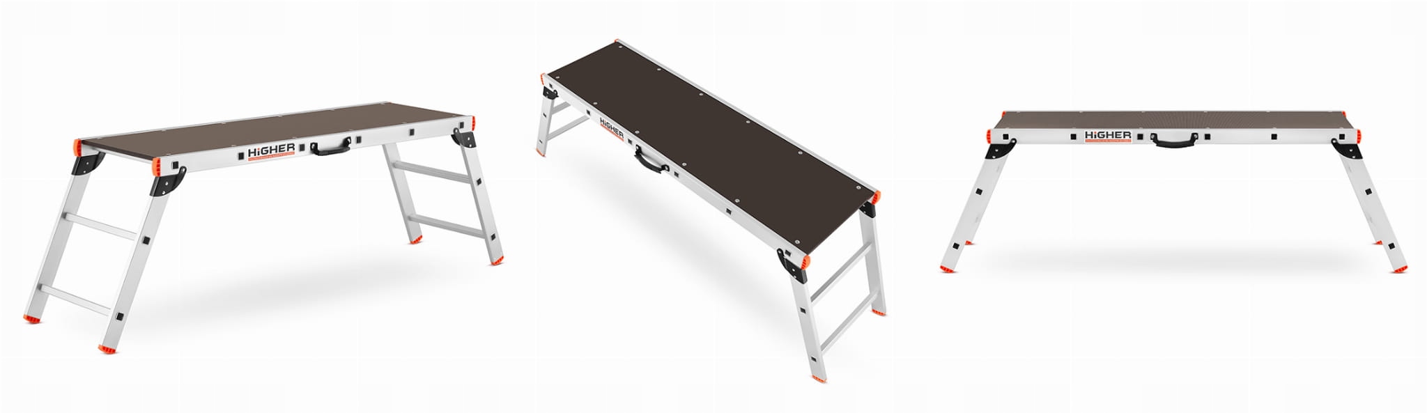 Podest roboczy aluminiowy składany platforma składana HIGHER 2,60m Rodzaj platformowa