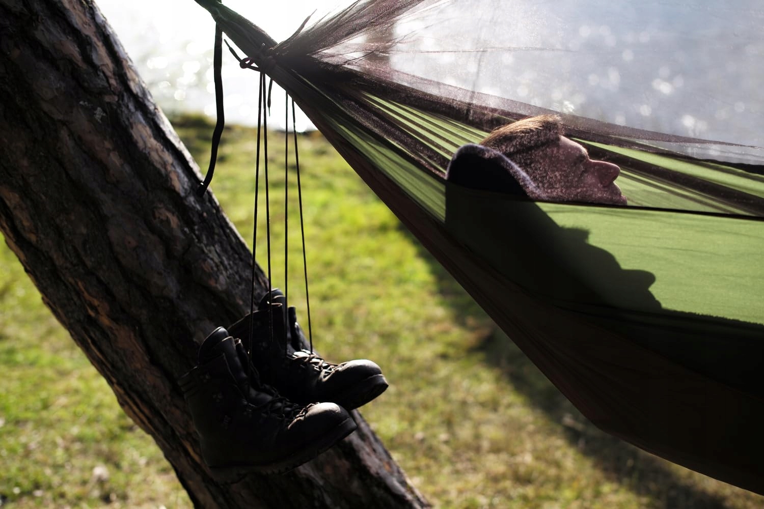 AMAZONAS Adventure Moskito Hammock Thermo King Size Lekka Hamak Trekkingowy — miniatura 4