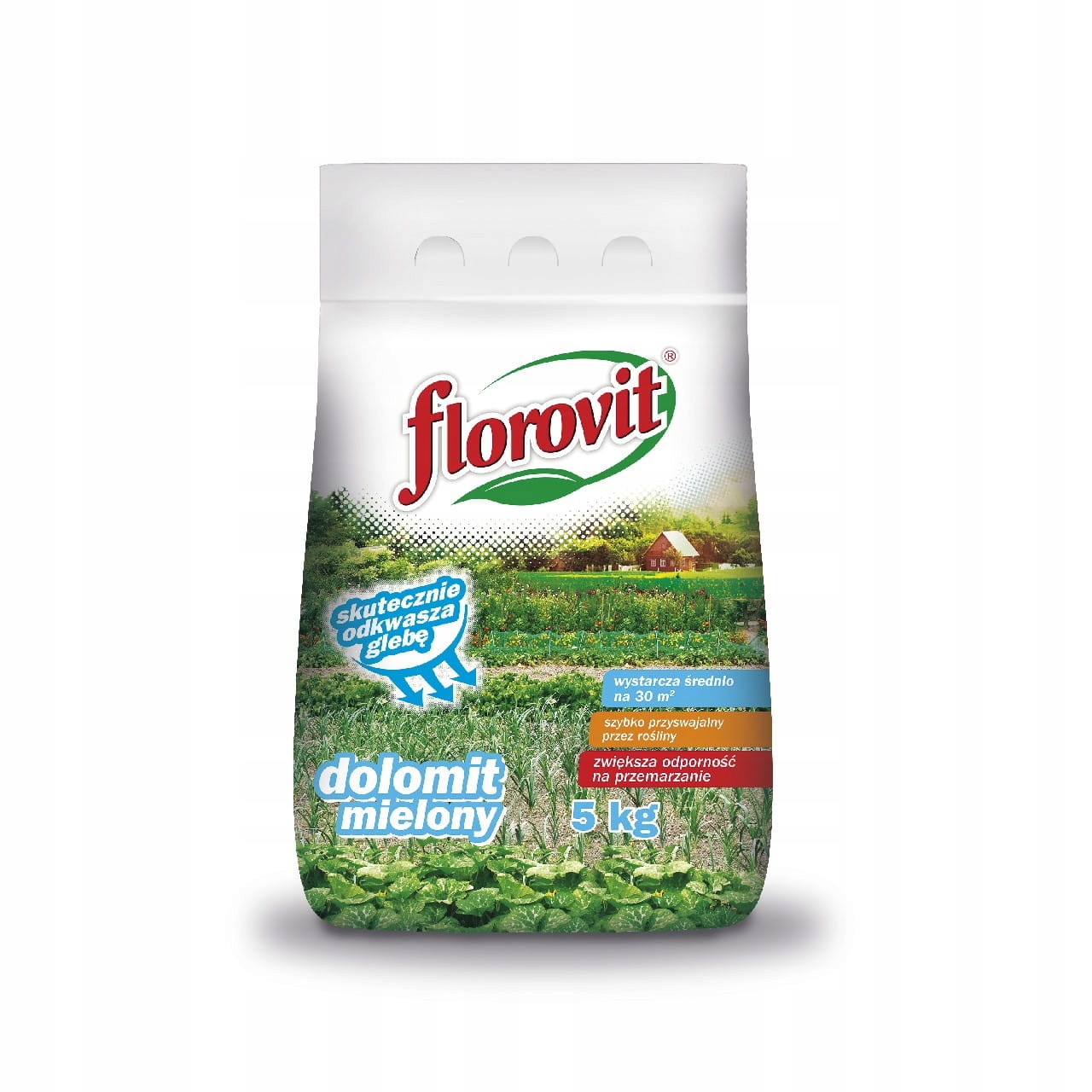 Florovit nawóz dolomit mielony worek 5kg