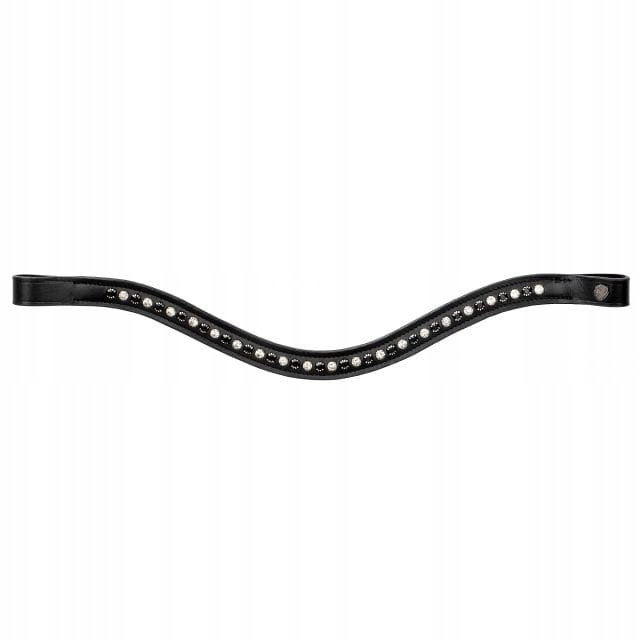 Naczółek skórzany dla konia Equestrian Queen Io diamenciki