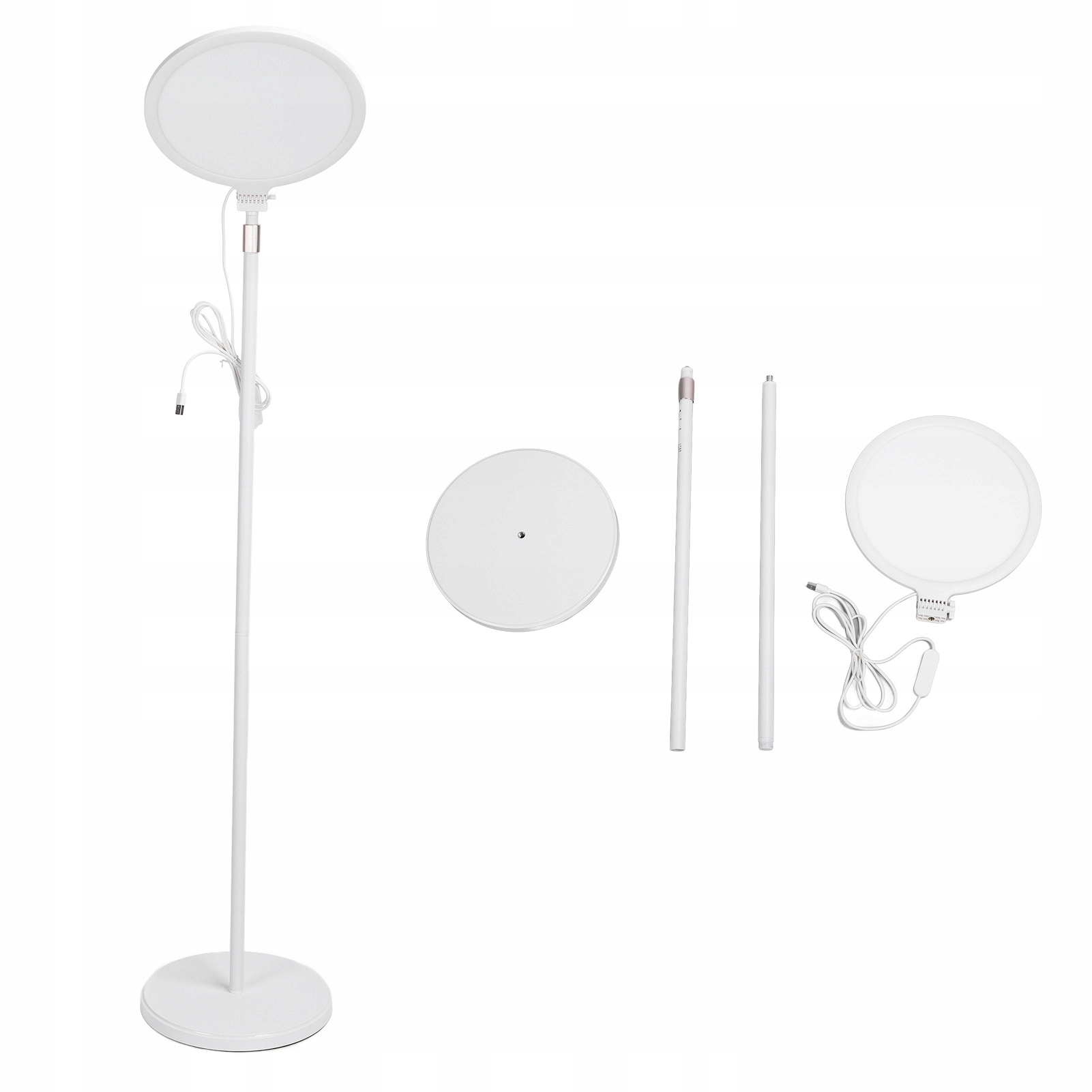 ZESTAW KIT LAMPA LED PIERŚCIENIOWA LAMPA Marka bez marki