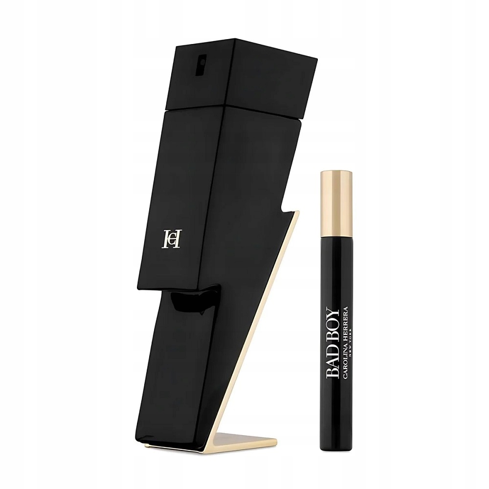 Carolina Herrera Bad Boy sada toaletní voda sprej 100 ml miniaturka