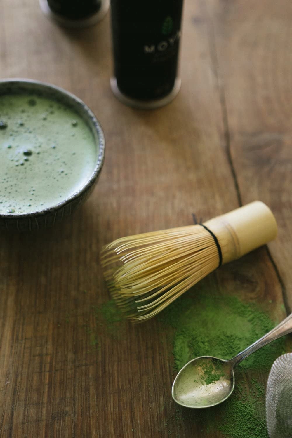 MOYA MATCHA BIO PROSZEK ZIELONA HERBATA 30G PREMIUM JAKOŚĆ ORGANICZNA — miniatura 5