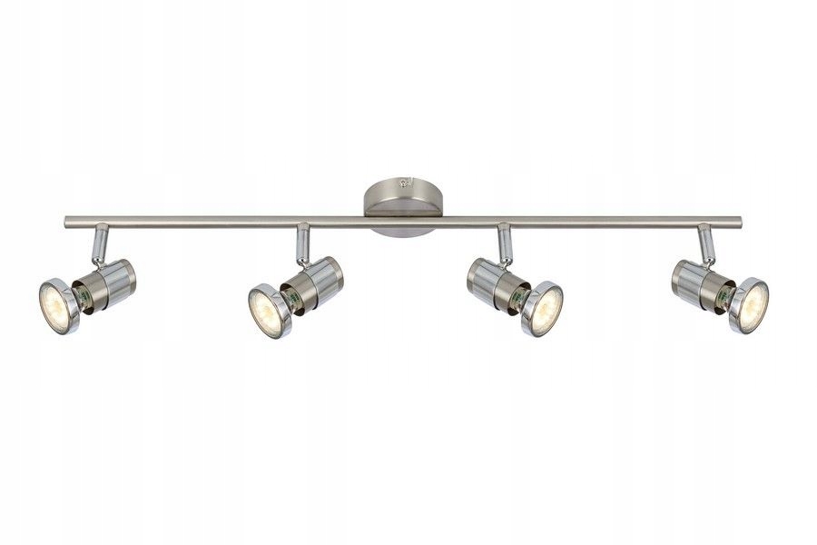 Stropní svítidlo dvoubarevná s přísným designem pro chodbu Emina, chrom