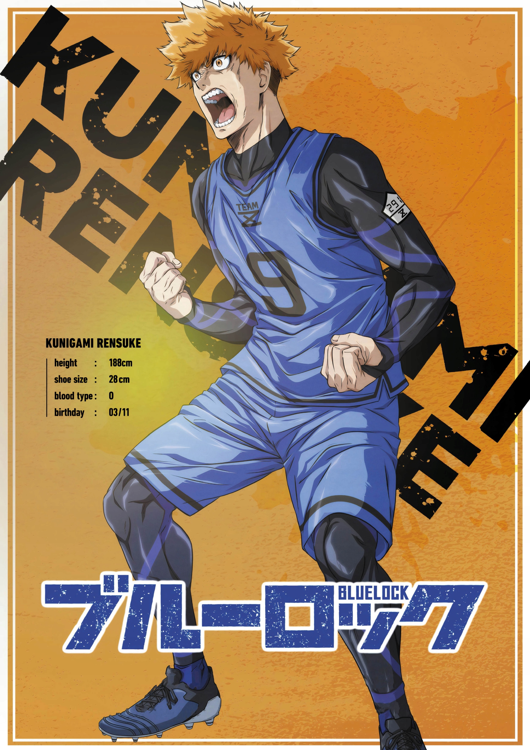 

Plakat A3 Blue Lock Anime