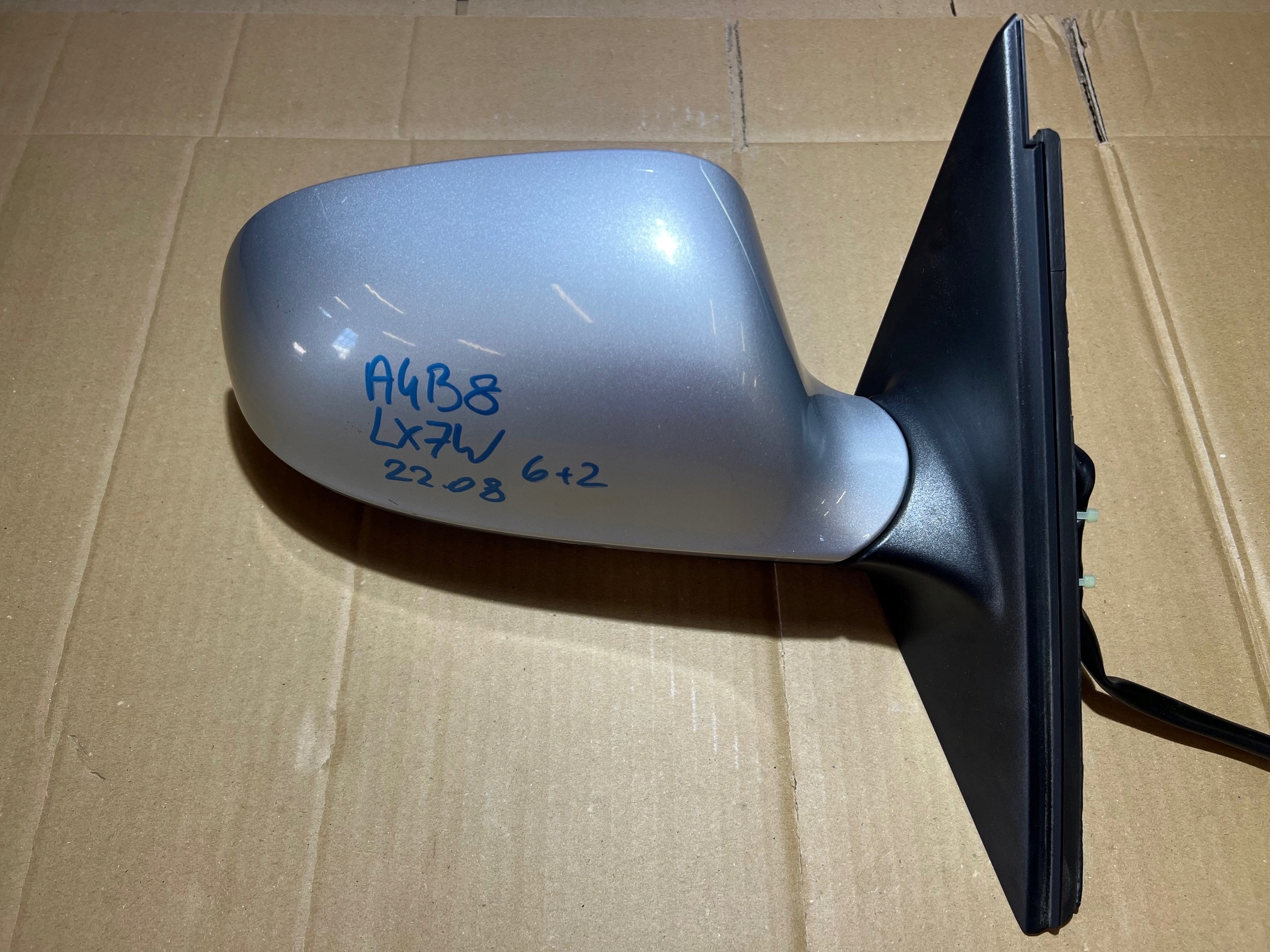 AUDI A4 B8 LIFT mirror exterior right 6 + 2 PIN LX7W