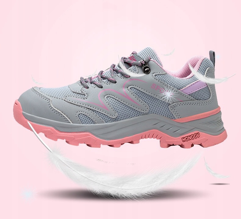 LEKKIE BUTY ROBOCZE DAMSKIE półbuty SPORTOWE ochronne z noskiem BHP r.39 Typ wiązane