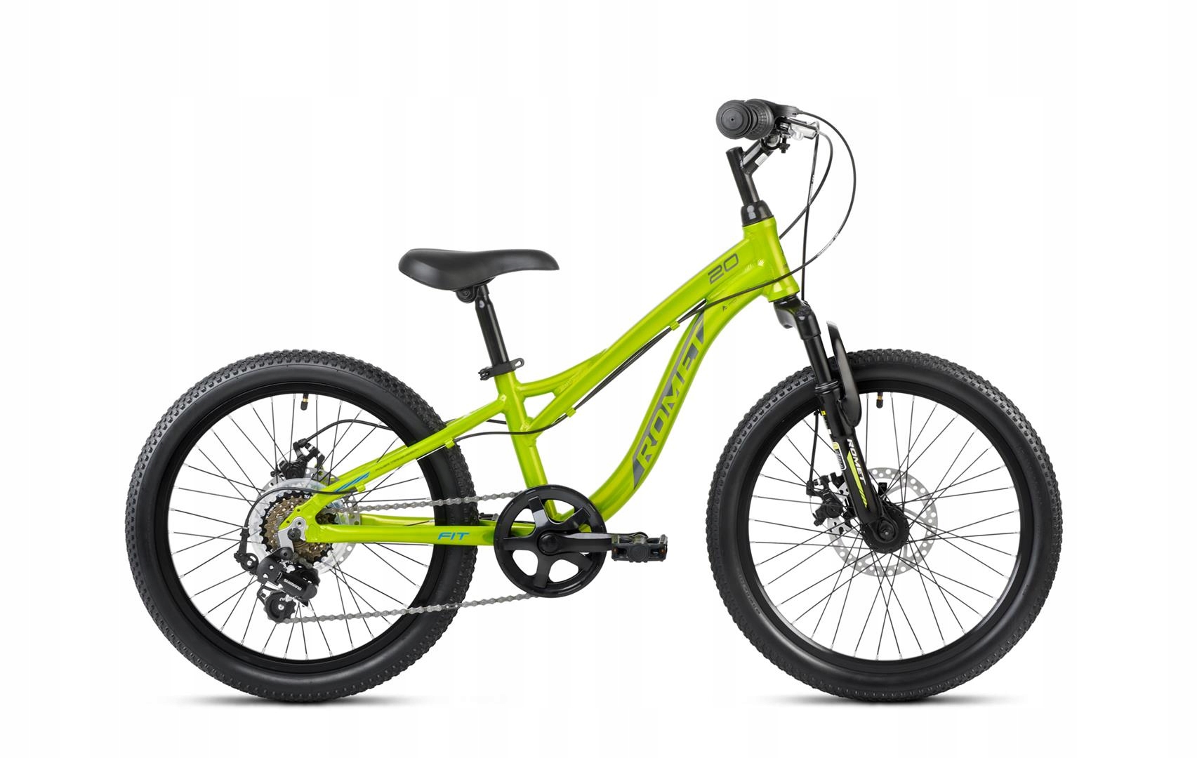 Rower Dziecięcy 20 cali Romet dla dziecka z przerzutkami Shimano