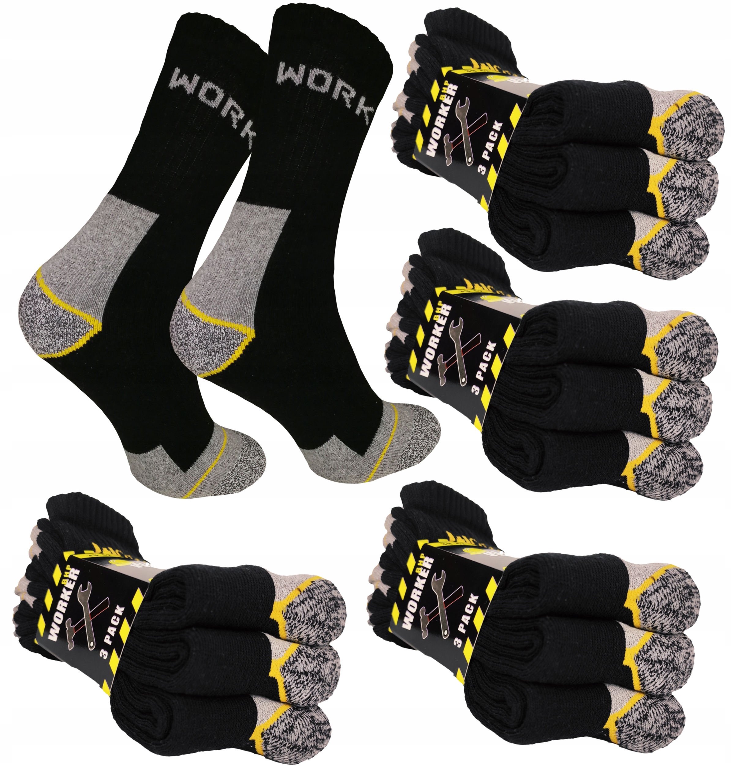 

Skarpety Robocze Frota Work 12-PAR Polskie 39-42