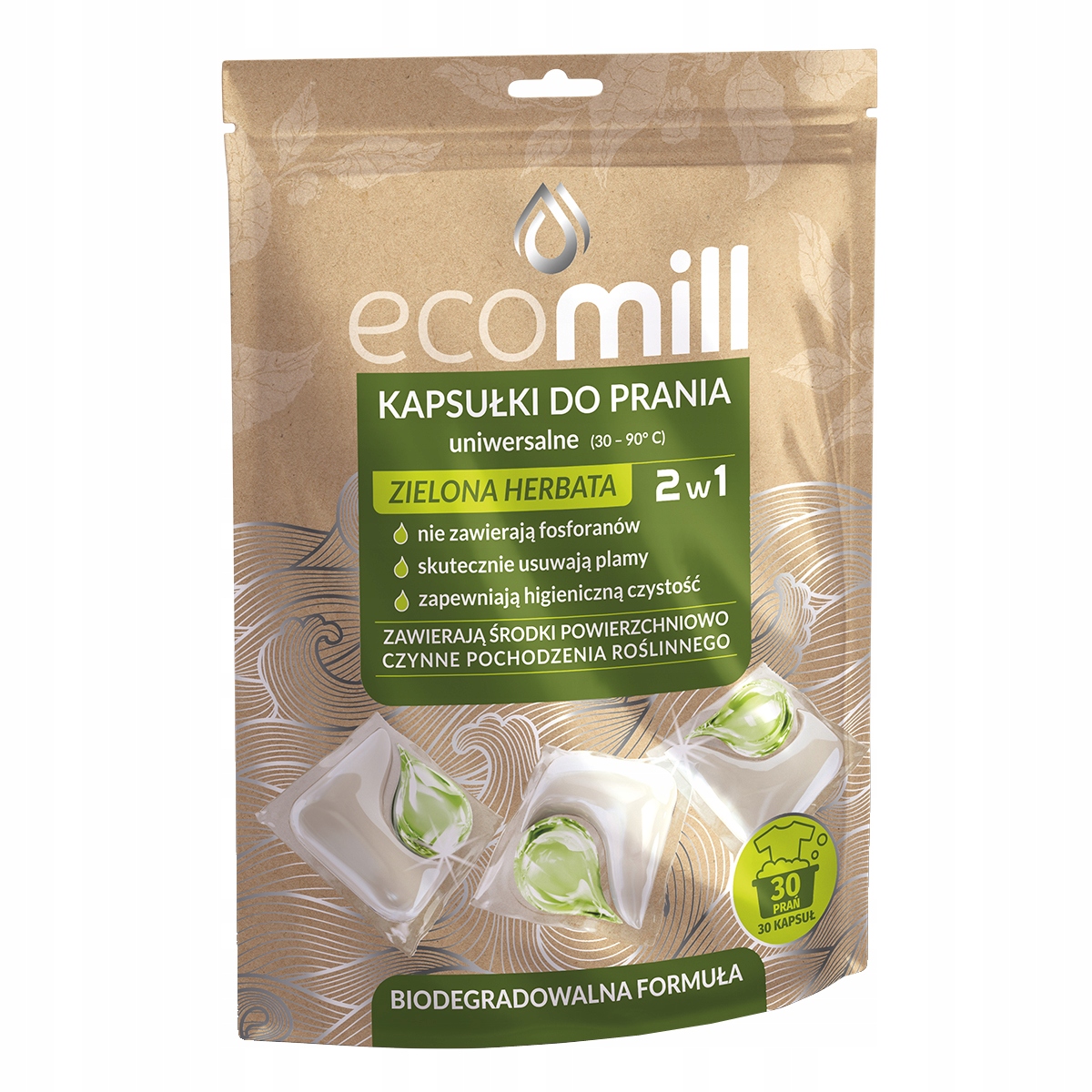 

Ecomill Kapsułki Do Prania Zielona Herbata 30szt