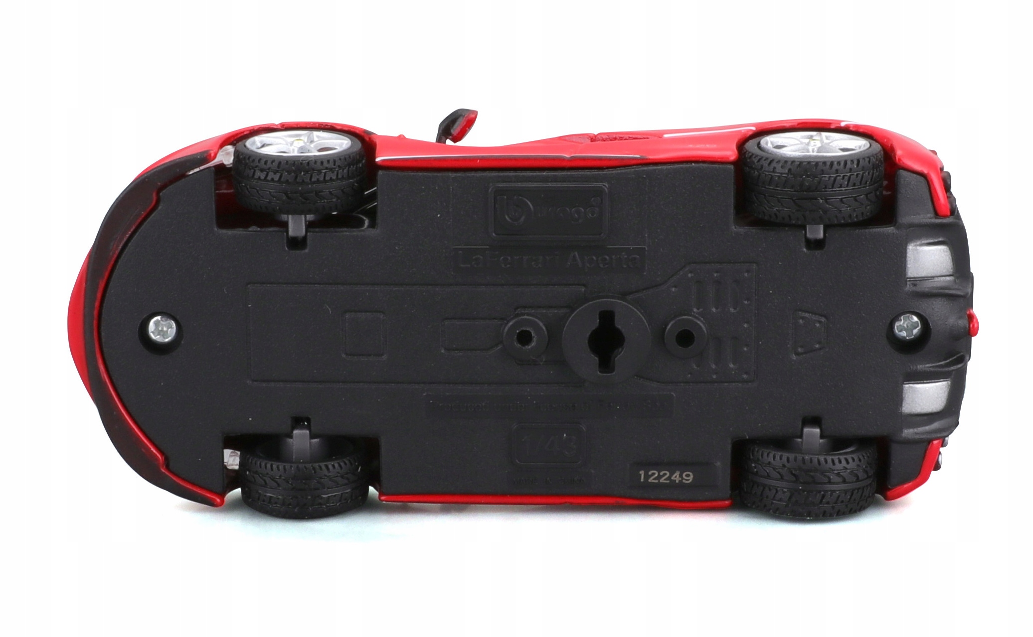 LaFerrari Aperta 1:43 Bburago SIGNATURE 18-36907 CZERWONY MODEL SAMOCHODU Płeć chłopcy dziewczynki