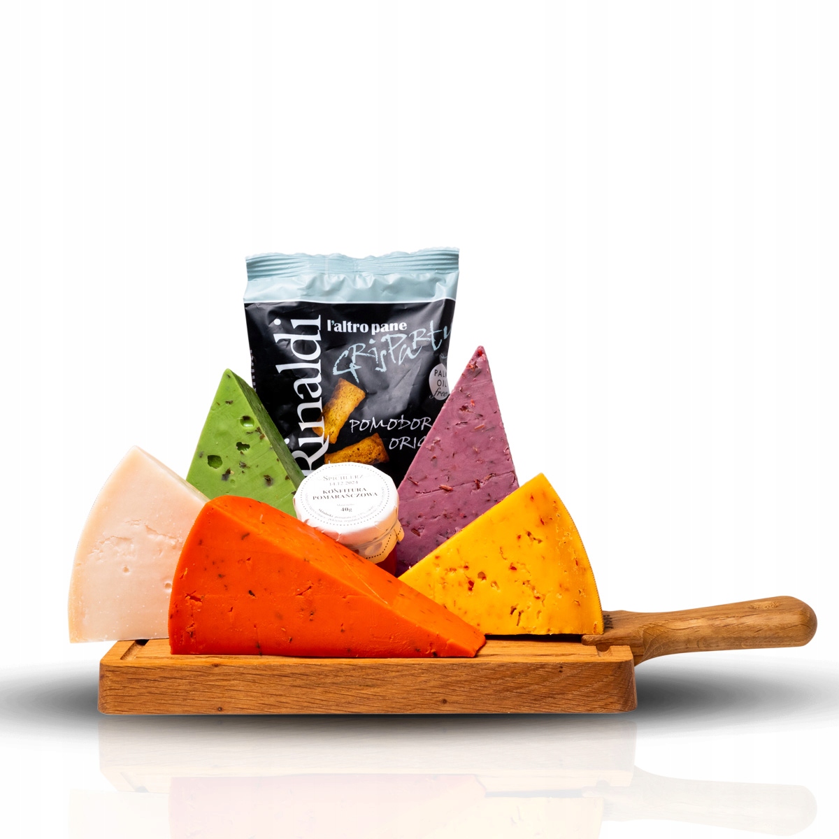 Zestaw Serów Kolorowych I Poczęstunek Dla Gości