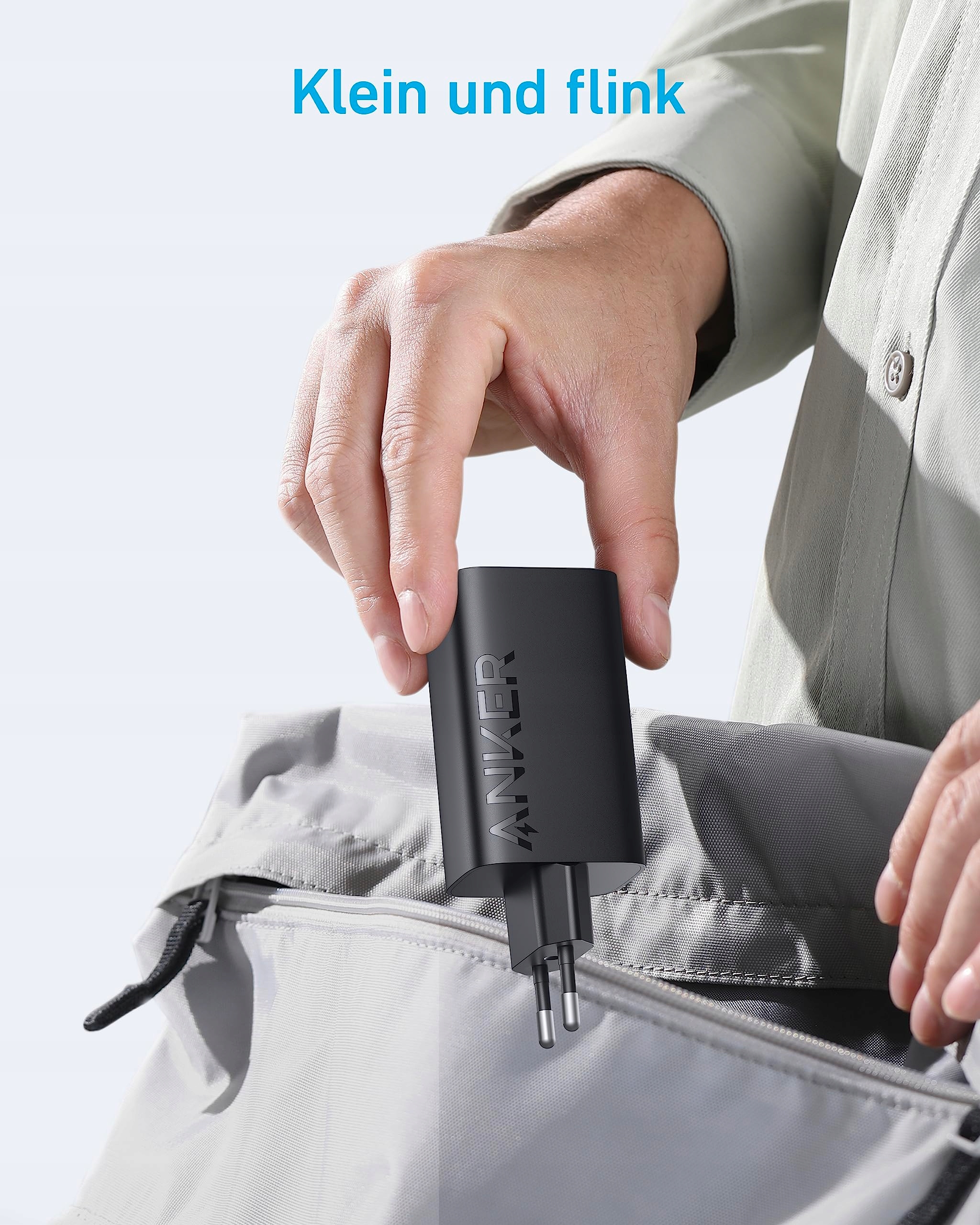 ANKER Ładowarka USB C 67W 3-Port Szybkie Ładowanie — miniatura 4