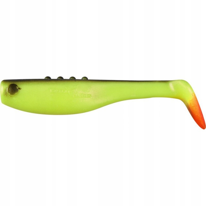 Guma Ripper Killer Dragon Bandit 8.5cm Yellow Black Red Tail 3szt.
