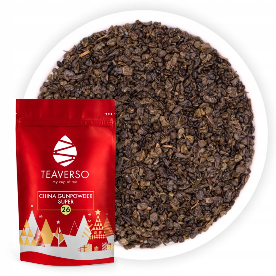 Levně Zimní Čaj Zelený Teaverso China Gunpowder 100 g