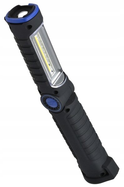 LAMPA LATARKA WARSZTATOWA 3W+UV LAMPKA OBROTOWA LED + PRZEDNIE OŚWIETLENIE