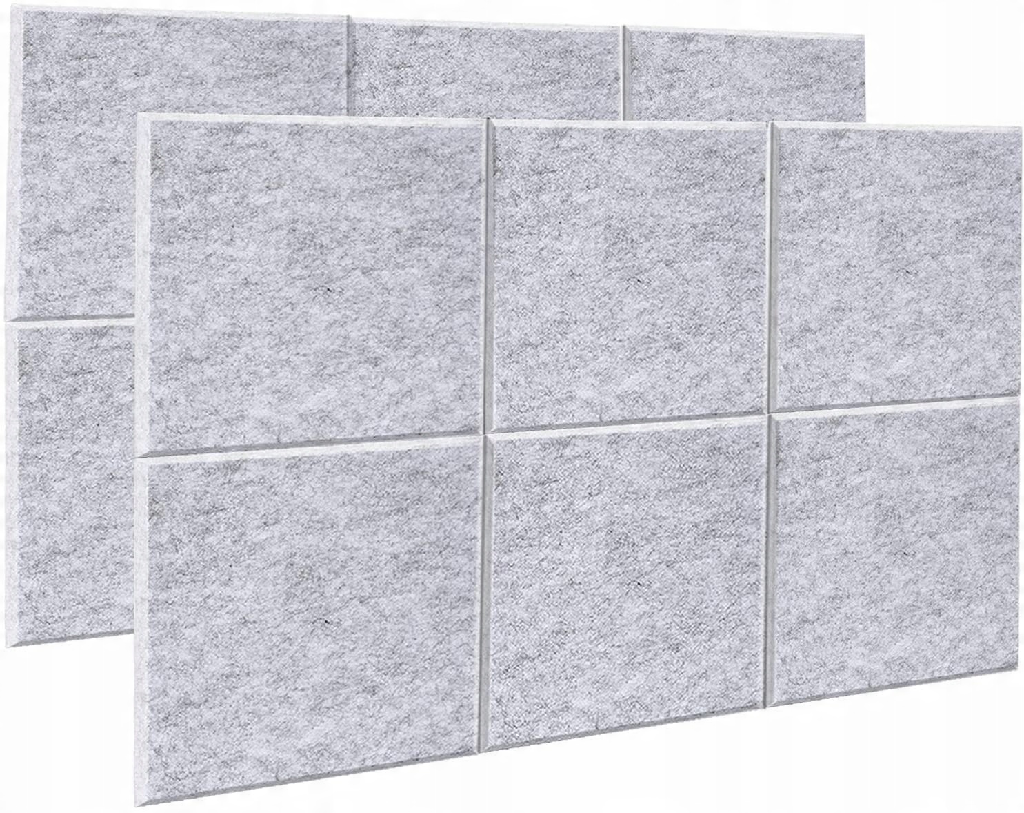 

Panele Akustyczne Jasno Szare 30,5x30,5x1 12 Sztuk