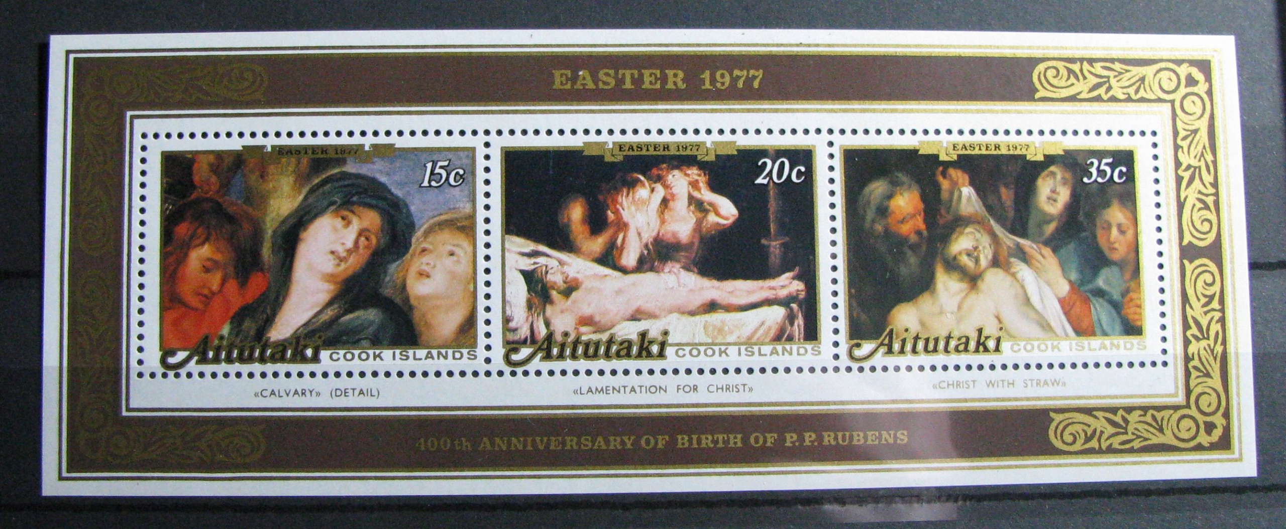 AITUTAKI - Mi blok 14 **