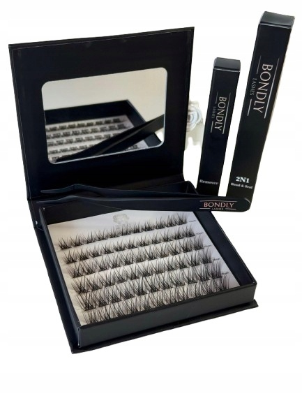 Rzęsy Bondingowe Mini Box Demeter 66 Kępek Bond&sealer Remover Pęseta