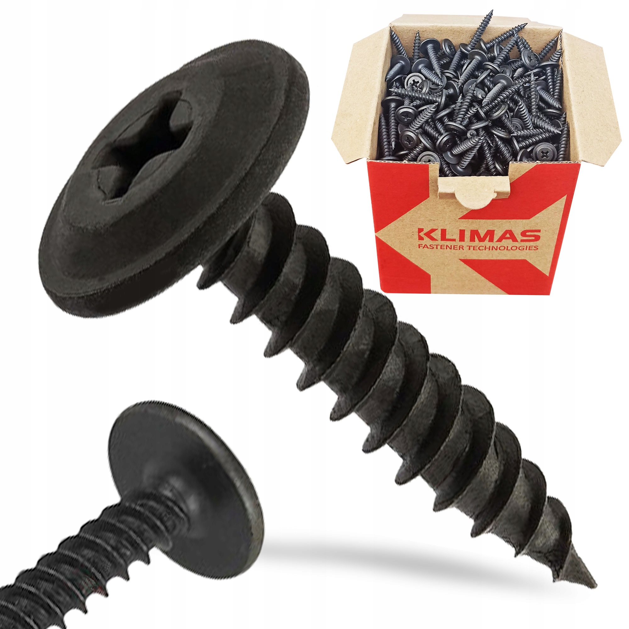 

Wkręty Podkładkowe Czarne Wpf 4,2x25 mm 500szt