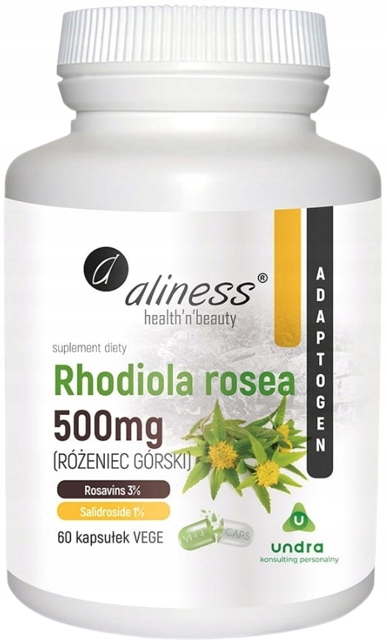 

Różeniec Górski Rhodiola Rosea Aliness 60k Serce