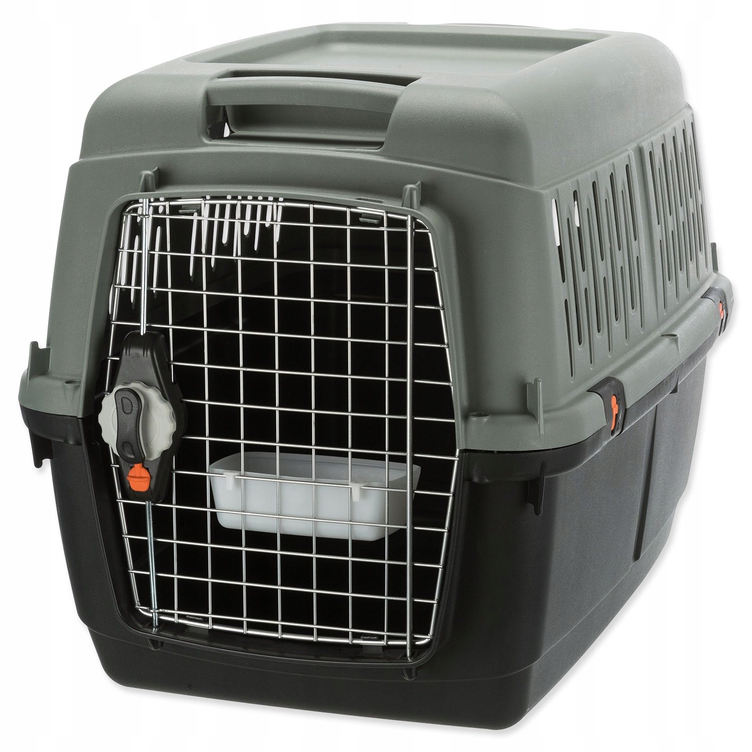 Levně Přepravka Trixie Giona 4, antracit/šedozelená S-m: 50 × 51 × 70 cm