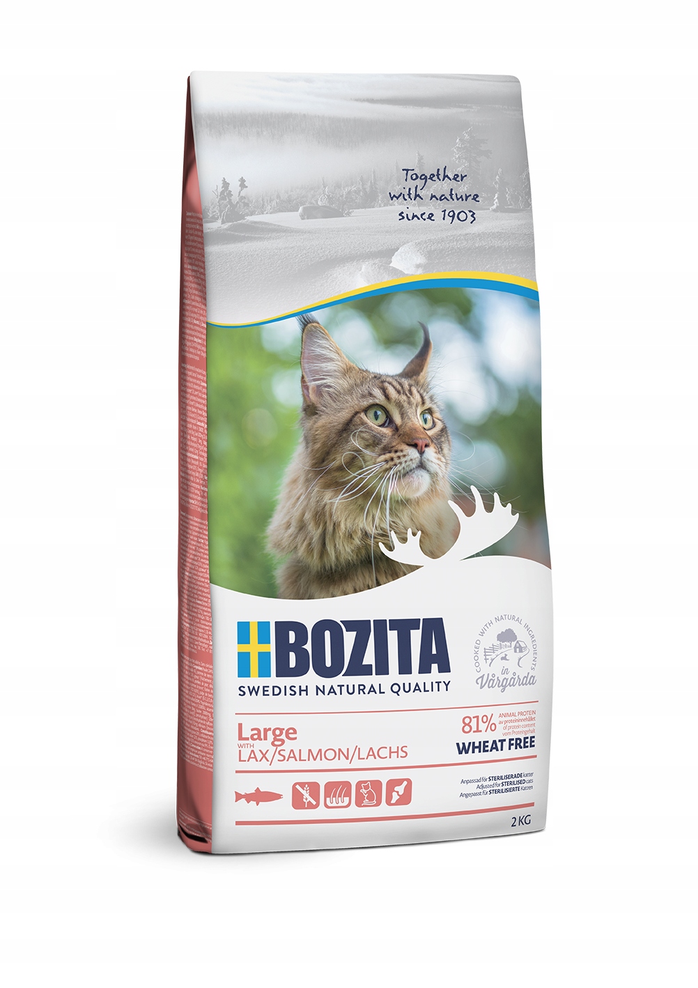 Bozita Large s lososem 2 kg