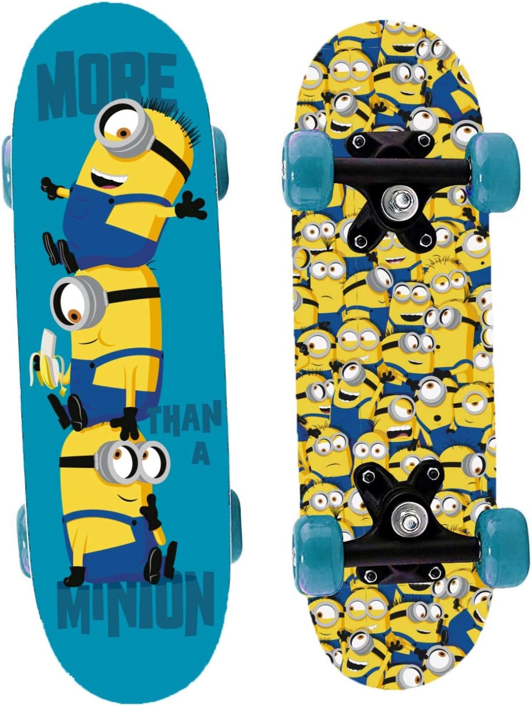 Minions 2 Drewniana Mini Deskorolka 43x12x8 cm 20kg Obustronny Nadruk