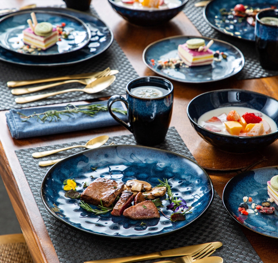 SERWIS OBIADOWY VANCASSO ZESTAW DLA 12 OSÓB 48 EL PREZENT KAMIONKA ŚWIĘTA Kształt Okrągły