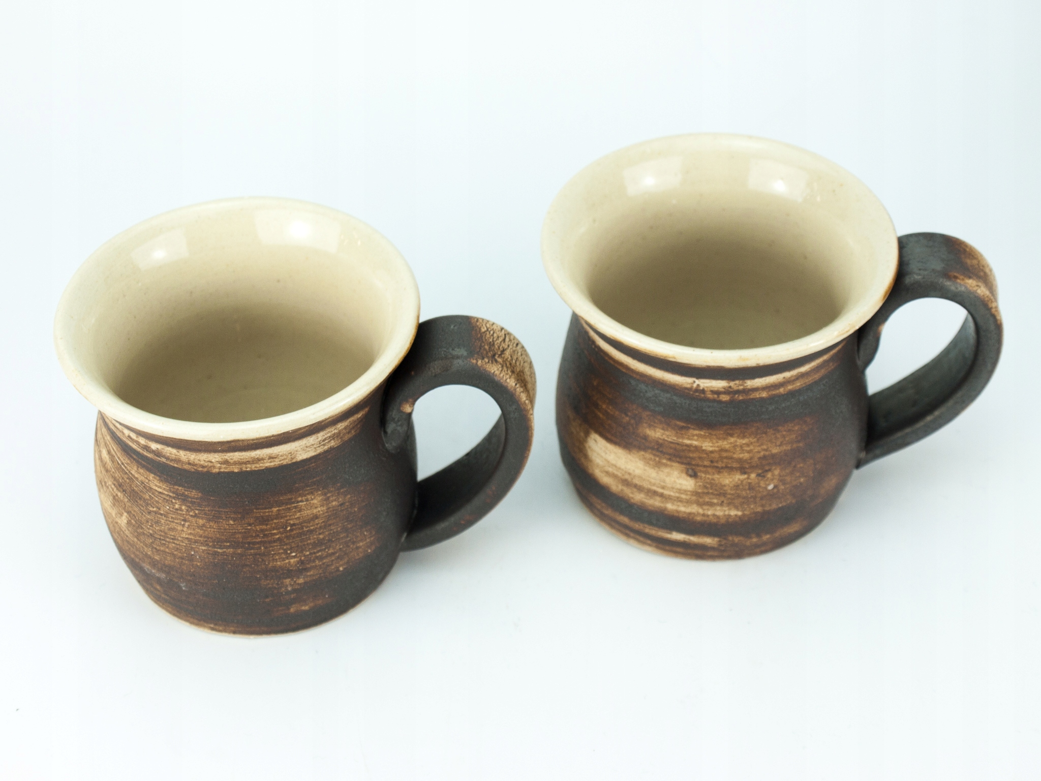 2 szt Kubki do grzanego wina, kamionka do grzańca garncarstwo bogucki Marka Bogucki